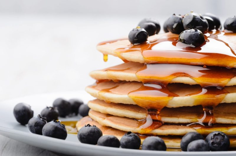 Low Sodium Blueberry Pancakes