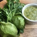 Low sodium roasted green tomatillo sauce