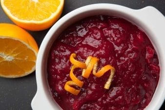 low sodium roasted cranberry sauce