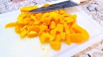 diced mangos