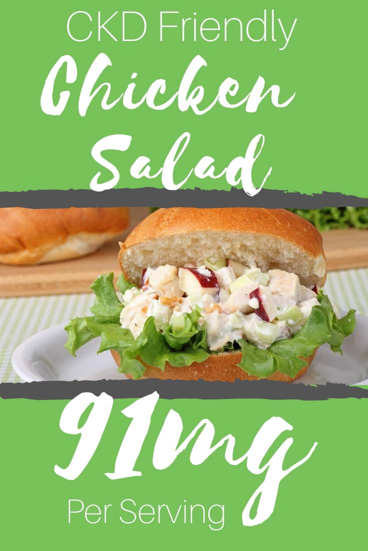 Low Sodium Chicken Salad Recipe [Only 91mg Per Serving]