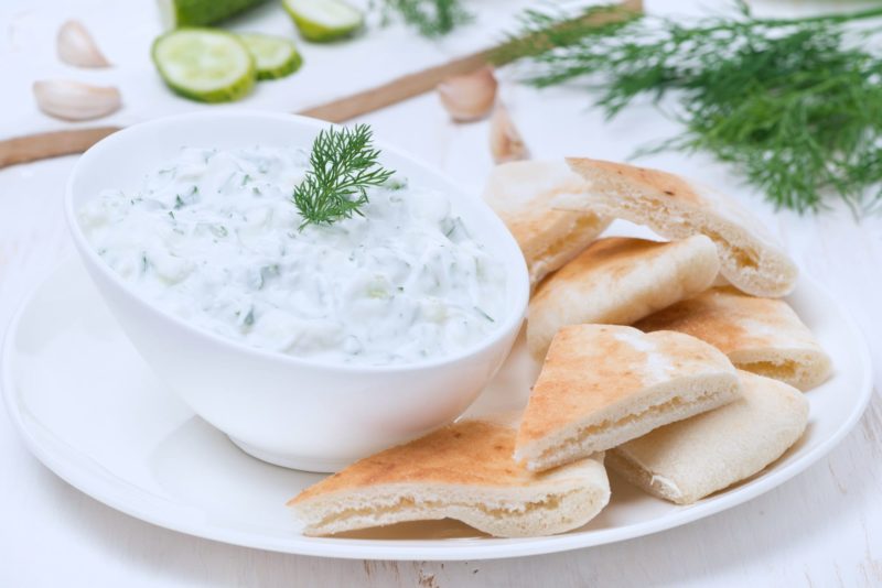 Picture of Tzatziki Sauce w. Pita Bread