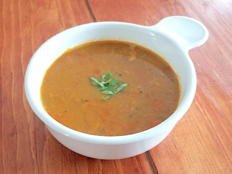 Bowl of Chickpea Curry Soup