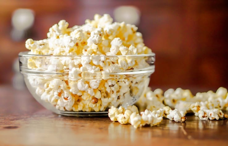 Popcorn - a Plant-Based Snack Idea Plant-Based Snack - Popcorn