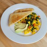 Southwestern Tofu Scramble with Avocado and Toast