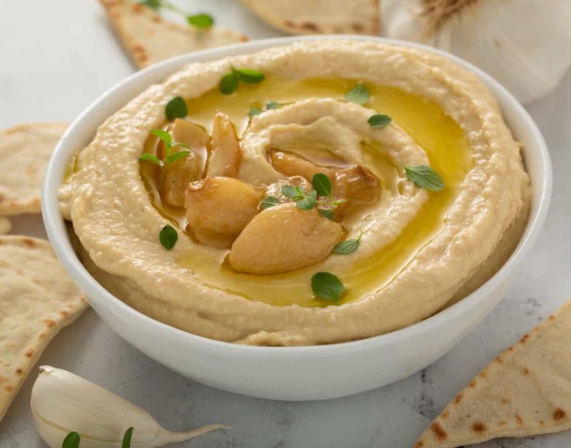 Roasted Garlic Hummus