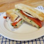 Roasted Red Pepper & Cucumber Sandwich