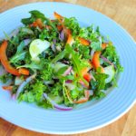 Simple Kale & Arugula Salad