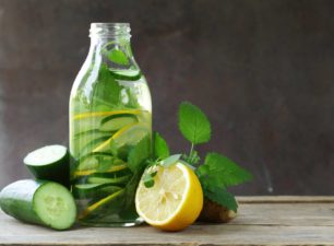 Lemon Cucumber Water