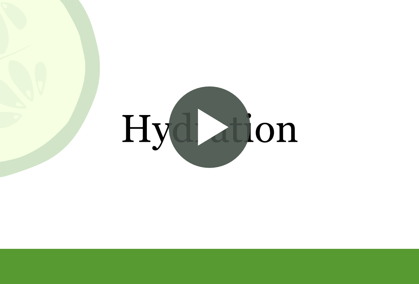 Hydration Video Cover