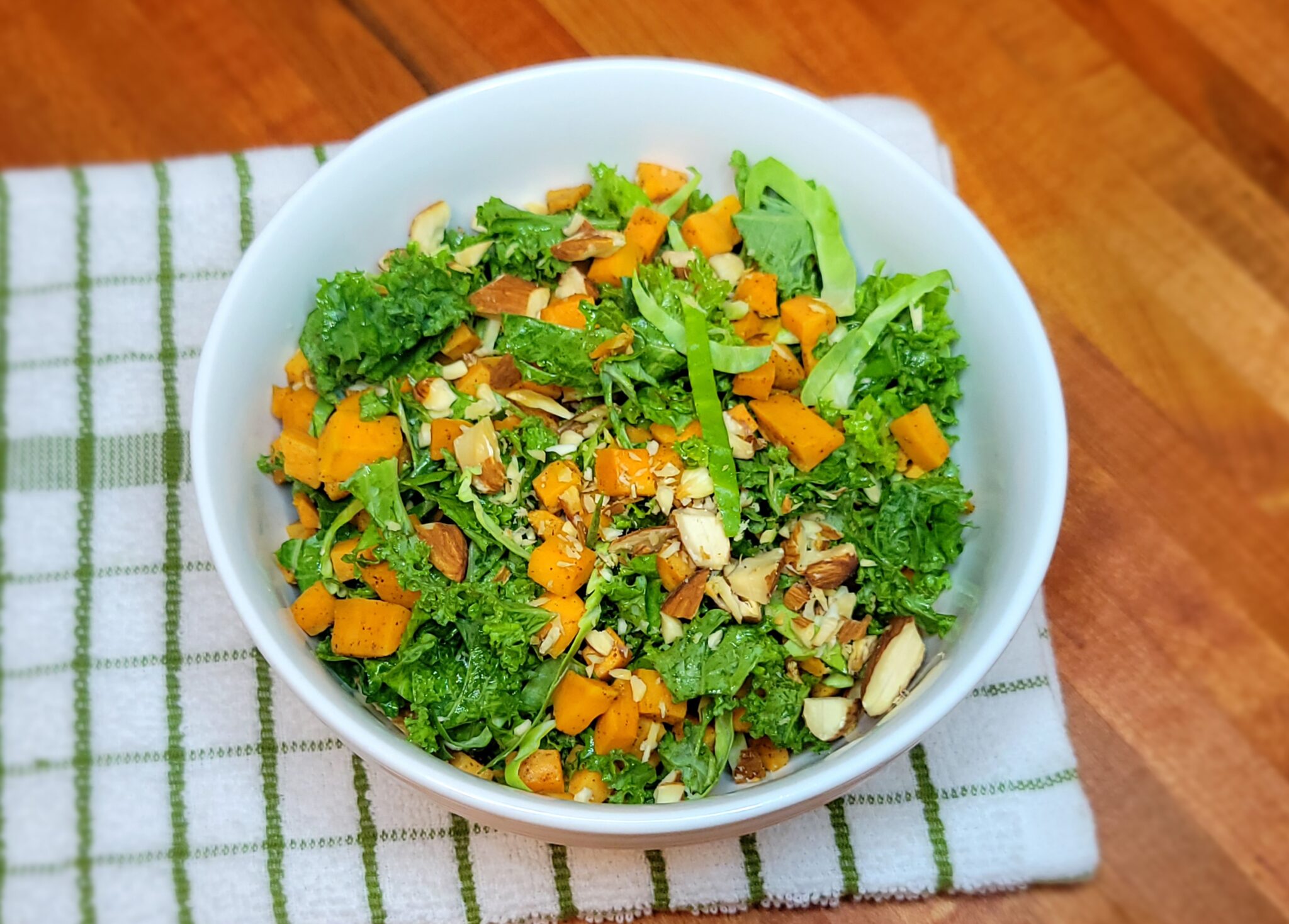 Shaved Brussels Sprouts & Kale Salad