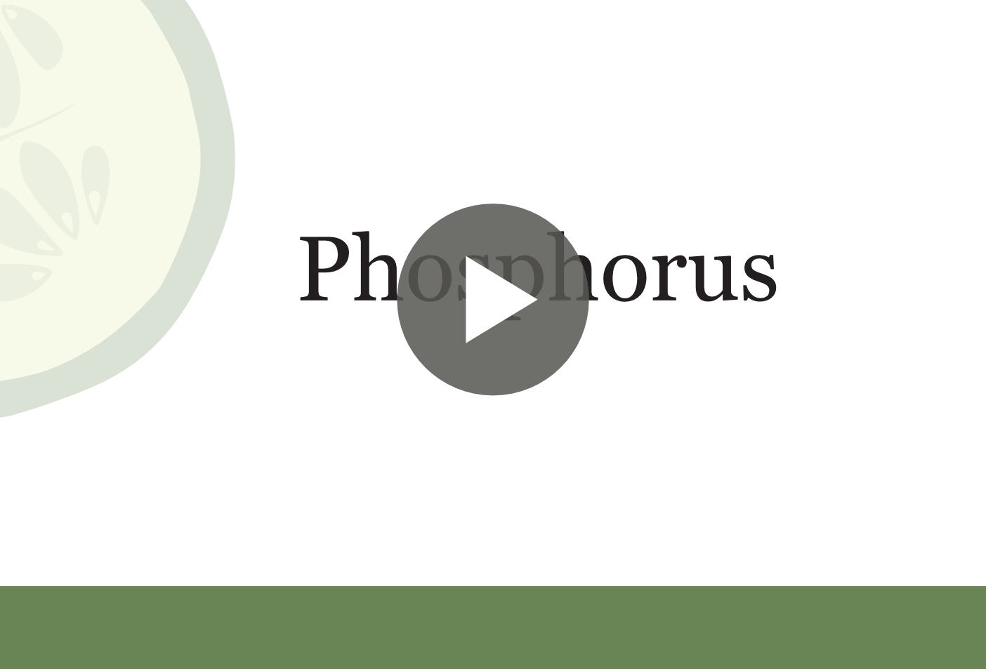 A Video Thumbnail Image About Phosphorus