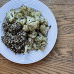 Roasted Pesto Cauliflower with Quinoa