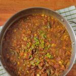 Top View of a Red Bean Chili